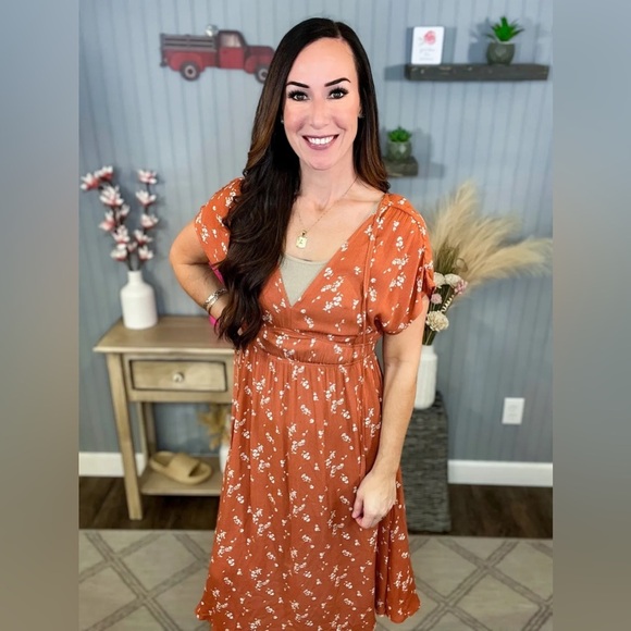 P.S.KATE fall line dress SZ MED - Picture 2 of 5